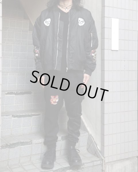 画像9: 【VINTAGE/USED古着】刺繍MA-1ジャケット (9)