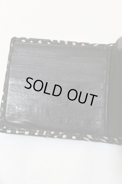 画像4: 【GARETH PUGH ガレスピュー】ジオメトリック柄レザー折り財布 (4)