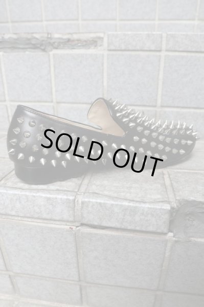 画像7: 【Harris Brown ハリスブラウン】スタッズ装飾スリッポンシューズ (7)