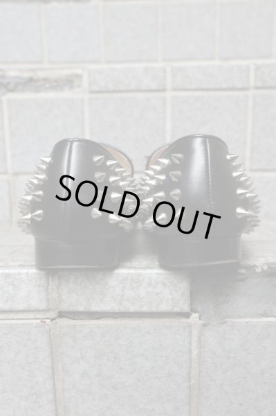 画像4: 【Harris Brown ハリスブラウン】スタッズ装飾スリッポンシューズ (4)