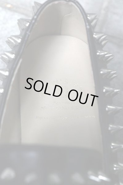 画像8: 【Harris Brown ハリスブラウン】スタッズ装飾スリッポンシューズ (8)