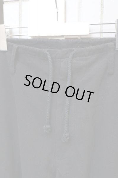 画像3: 【Yohji Yamamoto POUR HOMME ヨウジヤマモト プールオム】紐ウエストワイドパンツ (3)