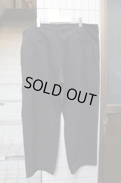 画像2: 【Yohji Yamamoto POUR HOMME ヨウジヤマモト プールオム】紐ウエストワイドパンツ (2)