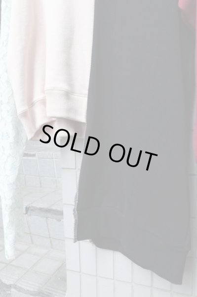 画像5: 【NOZOMI ISHIGURO tambourine ノゾミイシグロ タンバリン】アシンメトリー切替デザインスウェットトップス (5)