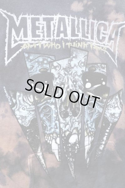 画像4: 【VINTAGE/USED古着】METALLICA プリント＆ブリーチビッグスウェットパーカー (4)