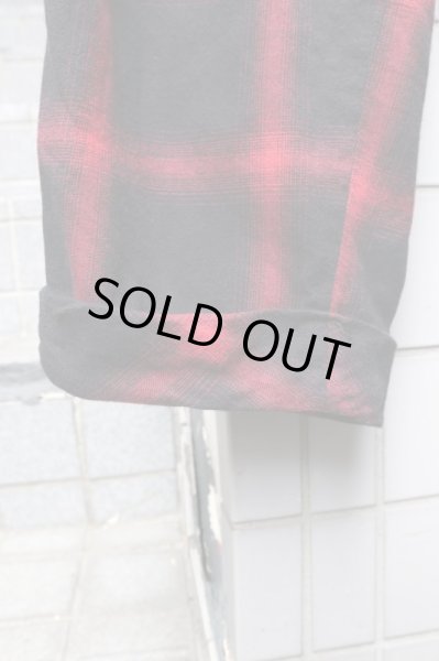 画像5: 【KIDILL キディル】シャドーネルチェック柄ワイドサルエルパンツ (5)