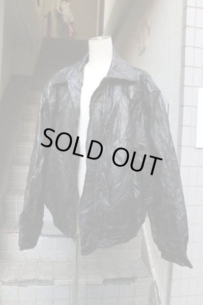 画像8: 【VINTAGE/USED古着】ツギハギレザージャケット (8)