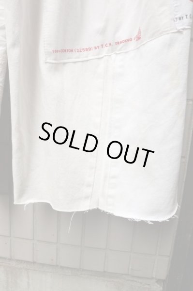 画像7: 【VINTAGE/USED古着】再構築カスタムデザインワイドデニムパンツ (7)