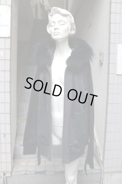 画像8: 【NAPE ネープ】ファー付き切替デザインジップパーカー (8)