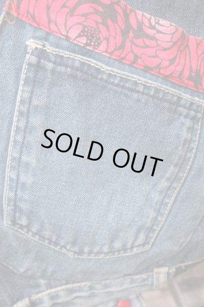 画像9: 【VINTAGE/USED古着】再構築切替デザインデニムジャケット (9)