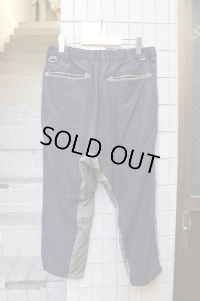 画像2: 【JUVENILE HALL ROLLCALL ジュベナイル ホール ロールコール】パイピング装飾切替デザインサルエルパンツ (2)