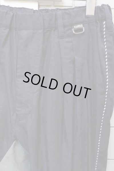 画像3: 【JUVENILE HALL ROLLCALL ジュベナイル ホール ロールコール】パイピング装飾切替デザインサルエルパンツ (3)