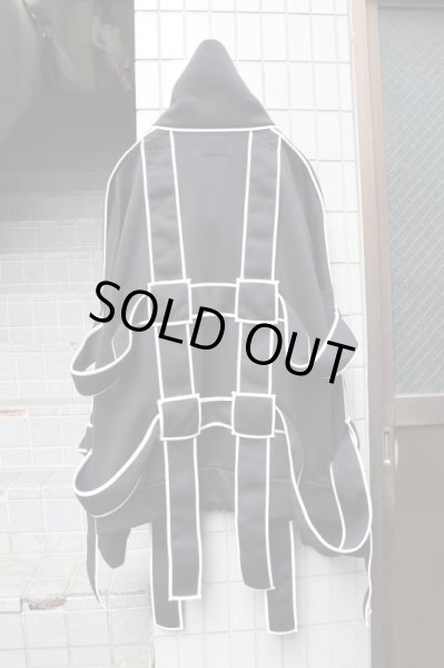 画像2: 【kemono けもの】じゅんかんじゃーじじゃけっと ハーネス装飾ジャージブルゾン (2)