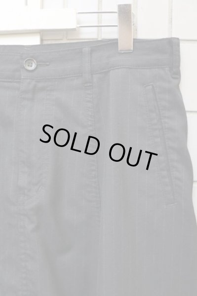 画像3: 【COMME des GARCONS HOMME PLUS コムデギャルソン オム プリュス】ストライプ柄サマーウールギャバ地サルエルパンツ (3)