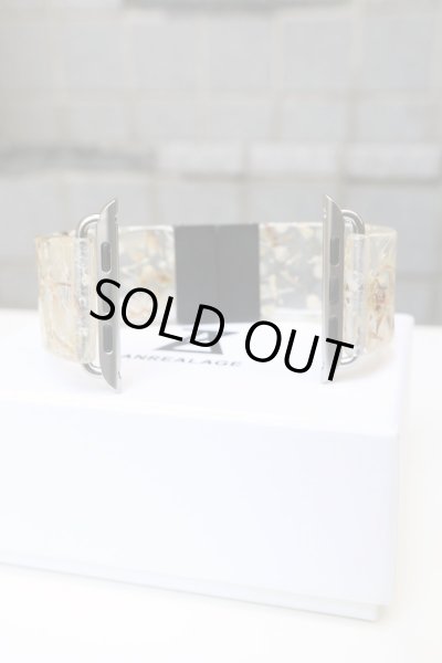 画像2: 【ANREALAGE アンリアレイジ】Acrylic flower band for Apple watch アクリル樹脂バングル (2)