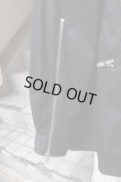 画像4: 【KIDILL キディル】バックプリントオーバーサイズライダースシャツジャケット (4)