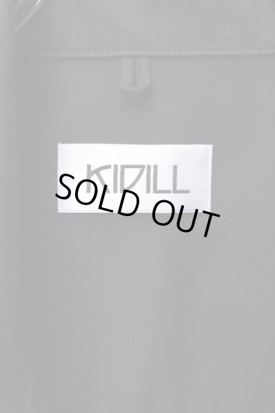 画像7: 【KIDILL キディル】バックプリントオーバーサイズライダースシャツジャケット (7)