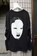 画像1: 【LABRAT ラブラット】Mask L/S Tee マスクプリント長袖カットソー (1)