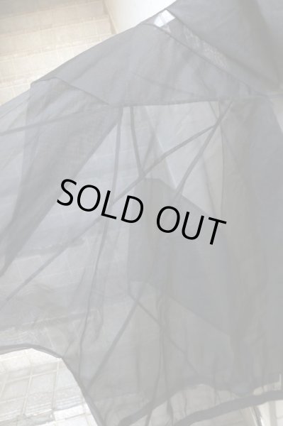 画像4: 【BALMUNG バルムング】カッティング切替シースルービッグパーカー (4)