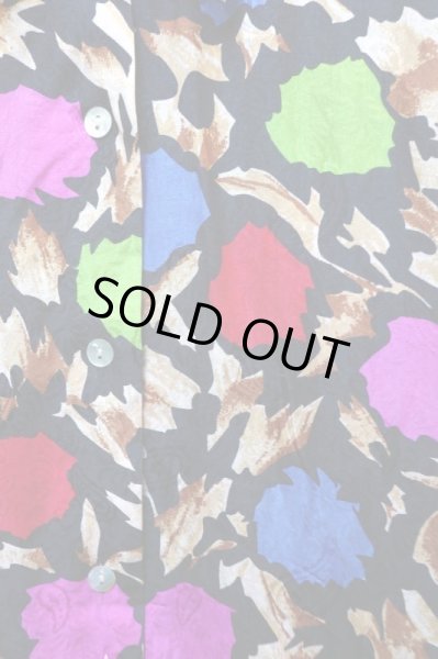 画像5: 【VINTAGE/USED古着】総柄シルクシャツ (5)