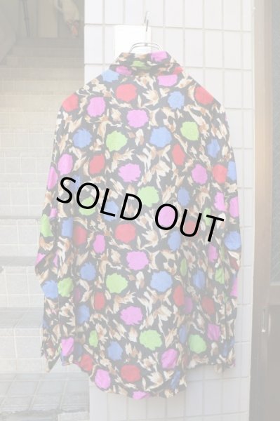 画像3: 【VINTAGE/USED古着】総柄シルクシャツ (3)