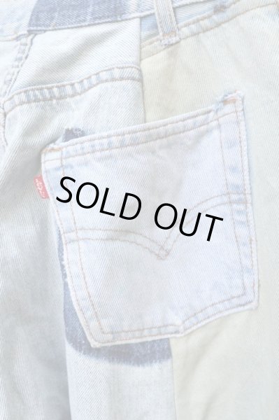 画像7: 【VINTAGE/USED古着】再構築カスタムデザインワイドデニムパンツ (7)