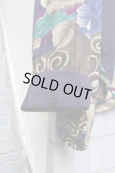 画像4: 【VINTAGE/USED古着】総柄羽織りカーディガン (4)