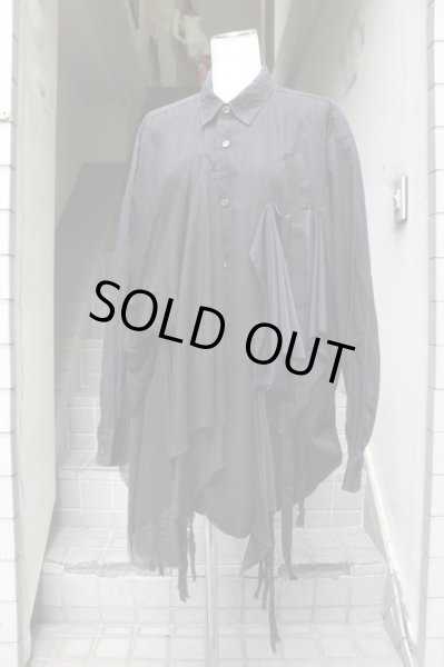 画像8: 【yaponskii ヤポンスキー】ONE OFF ドッキングデザインシャツ (8)