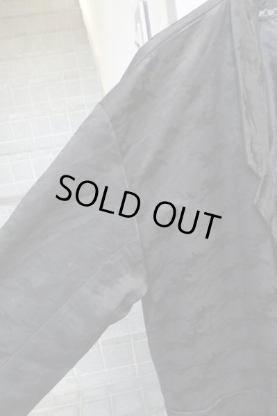 画像3: 【monomania モノマニア】ブラックカモ柄ビッグチェスターコート (3)