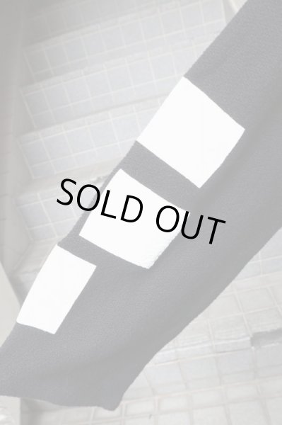 画像4: 【[-] minus マイナス】バンダナドッキングコットンニットトレーナー (4)