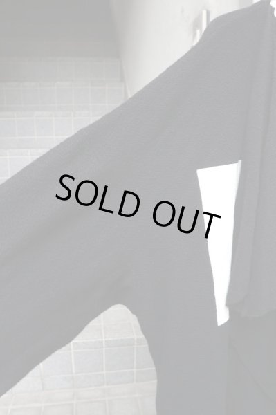 画像3: 【[-] minus マイナス】バンダナドッキングコットンニットトレーナー (3)