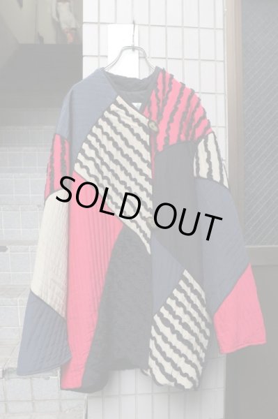 画像3: 【VINTAGE/USED古着】パネル切替デザインブルゾン (3)