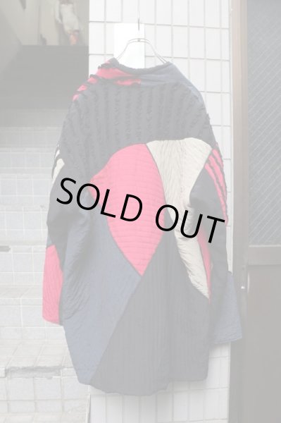 画像4: 【VINTAGE/USED古着】パネル切替デザインブルゾン (4)