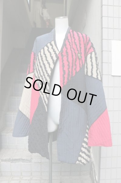 画像2: 【VINTAGE/USED古着】パネル切替デザインブルゾン (2)