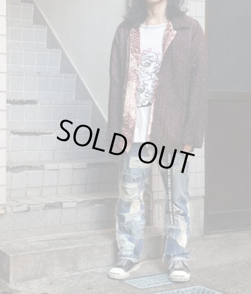 画像10: 【VINTAGE/USED古着】ポリ縮リバーシブルブルゾン (10)