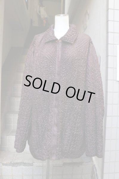 画像9: 【VINTAGE/USED古着】ポリ縮リバーシブルブルゾン (9)