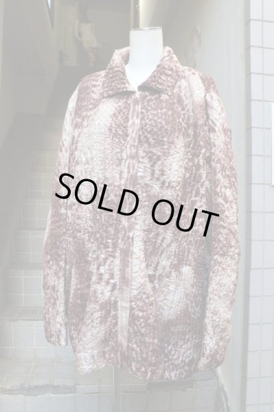 画像5: 【VINTAGE/USED古着】ポリ縮リバーシブルブルゾン (5)