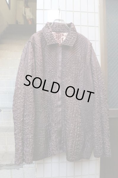 画像7: 【VINTAGE/USED古着】ポリ縮リバーシブルブルゾン (7)