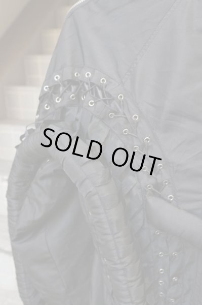 画像4: 【HOOD BY AIR フッドバイエアー】レースアップデザインブルゾン (4)