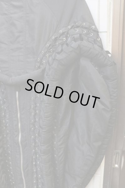 画像5: 【HOOD BY AIR フッドバイエアー】レースアップデザインブルゾン (5)