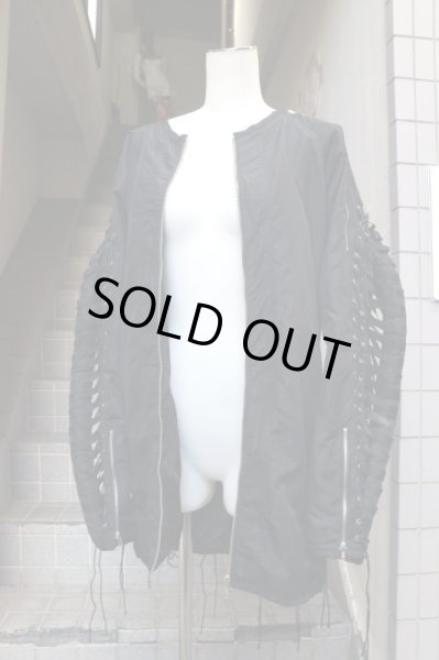 画像8: 【HOOD BY AIR フッドバイエアー】レースアップデザインブルゾン (8)