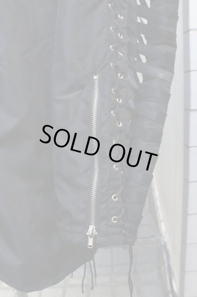 画像3: 【HOOD BY AIR フッドバイエアー】レースアップデザインブルゾン (3)