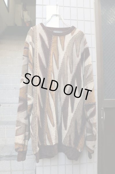 画像2: 【VINTAGE/USED古着】3Dビッグニット (2)