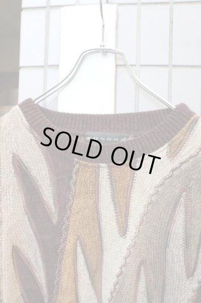 画像6: 【VINTAGE/USED古着】3Dビッグニット (6)