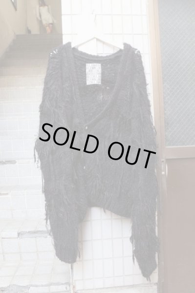 画像2: 【JUVENILE HALL ROLLCALL  ジュベナイル ホール ロールコール】骨クラッシュニットカーディガン (2)