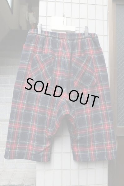 画像2: 【kill remote キルリモート】チェック柄切替デザインサルエルパンツ (2)