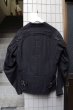 画像2: 【NOZOMI ISHIGURO ノゾミイシグロ】サークルジップデザインウール地ライダースジャケット (2)