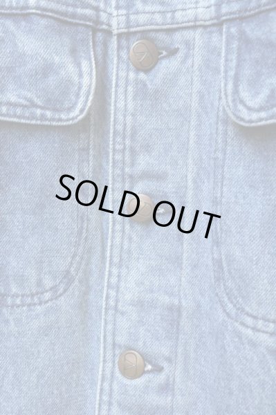 画像4: 【VINTAGE/USED古着 Valentino ヴァレンティノ】ロゴ刺繍デニムジャケット (4)