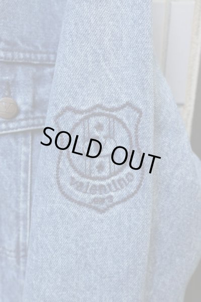 画像5: 【VINTAGE/USED古着 Valentino ヴァレンティノ】ロゴ刺繍デニムジャケット (5)