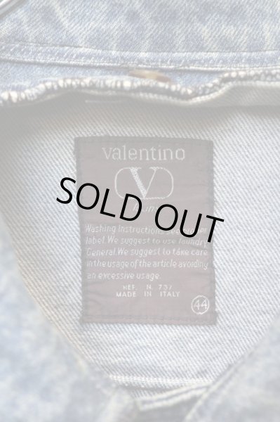 画像6: 【VINTAGE/USED古着 Valentino ヴァレンティノ】ロゴ刺繍デニムジャケット (6)